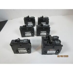 Siemens Q120 20A Single Pole (5)/1 Murray MP225 25A Double Pole Circuit Breaker
